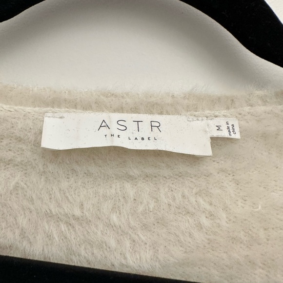 ASTR the Label Square Neck Fuzzy Sweater - Picture 4 of 4